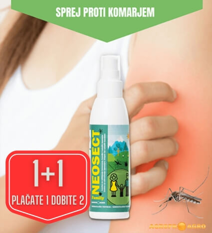 AKCIJSKI paket 1+1 GRATIS Neosect Family proti komarjem, klopom in ostalim insektom